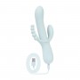 Вібратор-кролик Good Vibes Only - SAGE Triple Stimulation Vibe Soft Silicone - Blue