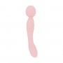 Вібромасажер Good Vibes Only - SIMI Double-Sided Wand Vibrator Soft Silicone - Pink