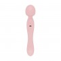 Вібромасажер Good Vibes Only - SIMI Double-Sided Wand Vibrator Soft Silicone - Pink