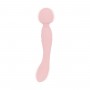 Вібромасажер Good Vibes Only - SIMI Double-Sided Wand Vibrator Soft Silicone - Pink