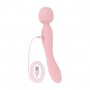 Вібромасажер Good Vibes Only - SIMI Double-Sided Wand Vibrator Soft Silicone - Pink