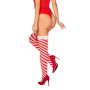 Панчохи Obsessive Kissmas stockings S/M