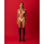 Прикраса на тіло Obsessive Lustique White harness bra S/M/L