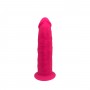 Фаллоимитатор с вибрацией SilexD Henry Vibro Pink (MODEL 2 size 7in) + LRS, диаметр 4,4 см