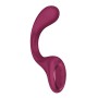 Вагінально-кліторальний вібратор Satisfyer G for Goddess 2 Wine Red, 2 мотори