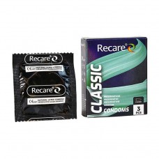 Презервативы Holographic Recare Classic Condoms 3 шт, классические