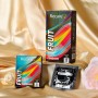 Презервативы Holographic Recare Color Fruit Flavour Condoms 12 шт, ароматы: мята, банан, клубника