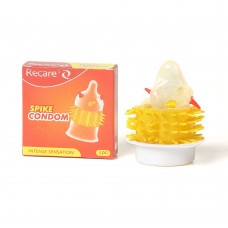 Насадка на член Recare Spike Condom Orange (презерватив с усиками и шипами)