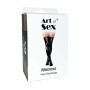 Лакированные чулки со шнуровкой Art of Sex - Mistress, черные, размер M