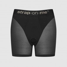 Шорты с фиксацией дилдо Strap-On-Me Harness Lingerie Halo - XS - Black