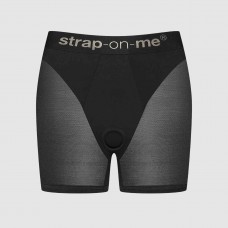 Шорты с фиксацией дилдо Strap-On-Me Harness Lingerie Halo - L - Black