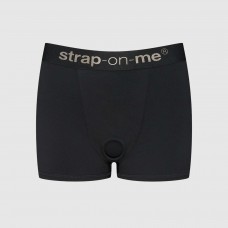 Шорты с фиксацией дилдо Strap-On-Me Harness Lingerie Allure - XL - Black