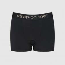 Шорты с фиксацией дилдо Strap-On-Me Harness Lingerie Allure - M - Black