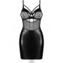 Сорочка Obsessive Dominna chemise & thong S/M