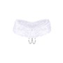 Сексуальные открытые трусики Art of Sex - Isabell, цвет белый, размер XS-M