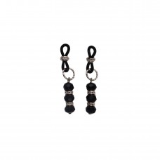 Украшение на соски Art of Sex - Giulia, цвет черный