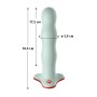 Фаллоимитатор Fun Factory BOUNCER Light Green, шарики внутри, эффект вибрации, диаметр 3,9 см