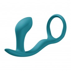 Анальная пробка с эрекционным кольцом Fun Factory Bootie Ring Bottle Green