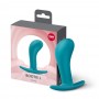 Анальная пробка Fun Factory BOOTIE L Aquamarine, диаметр 3,8 см, тонкий ограничитель