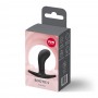 Анальна пробка Fun Factory BOOTIE S Black, діаметр 2,8 см, тонкий обмежувач
