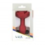 Силиконовая анальная пробка Lux Active с розой - Red Rose Silicone Anal Plug