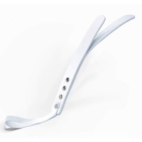 Падл двошаровий Feral Feelings Leather Mini Paddle White, натуральна шкіра