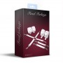Набор для БДСМ Feral Feelings BDSM Kit 3 White, наручники, поножи, крестовина
