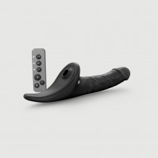 Вибронасадка для страпона с вакуумной стимуляцией Strap-On-Me Multi Orgasm Realistic Dildo L Black