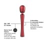 Вибромассажер Manwan MAN.WAND EDGY Velvet Red