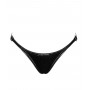 Трусики Noir Handmade P014 Dominae PVC panty with silver clasp S