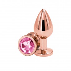 Анальна пробка NS Novelties Rear Assets - Rose Gold - Medium - Pink