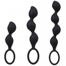 Набір анальних іграшок Doc Johnson Mood Naughty Contour Beads Trainer Set