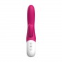 Вибратор-кролик Liebe Bend It Plus Rechargeable Cerise, гибкий, 2 мотора, 10 режимов