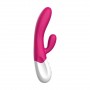 Вибратор-кролик Liebe Bend It Plus Rechargeable Cerise, гибкий, 2 мотора, 10 режимов