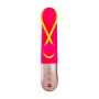 Мини вибратор-кролик со стимулирующей лентой Fun Factory AMORINO pink/neon yellow (мятая упаковка!!!)