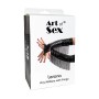 Вінілові мітенки Art of Sex - Lerona, розмір M, колір червоний