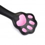 Паддл в виде кошачьей лапки Liebe Seele Round Paddle Black/Pink
