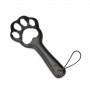 Паддл в виде кошачьей лапки Liebe Seele Round Paddle Black/White