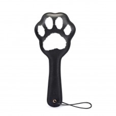 Паддл в виде кошачьей лапки Liebe Seele Round Paddle Black/White