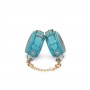 Наручники Liebe Seele Blue Lamb leather Wrist Cuffs with Velvet Lining