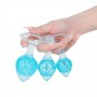 Анальна пробка Liebe Seele Heart-shaped Crystal Anal Plug - Blue Medium