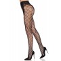 Колготки Leg Avenue Net Tights with Crotchless Panty One Size Black