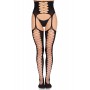 Колготки Leg Avenue Stockings with Attached Garter Belt One Size Black