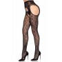 Колготки Leg Avenue Bloom Net Suspender Tights One Size Black