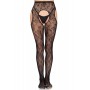 Колготки Leg Avenue Bloom Net Suspender Tights One Size Black