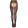 Колготки Leg Avenue Bloom Net Suspender Tights One Size Black