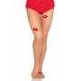 Колготки Leg Avenue Spandex Tights with Kisses One Size