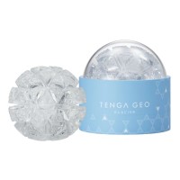 Мастурбатор Tenga Geo Glacier Clear, новий матеріал, інтенсивні блоки