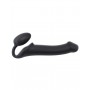 Безперервний страпон Strap-On-Me Black L, повністю регульований, діаметр 3,7 см