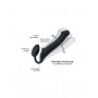 Безперервний страпон Strap-On-Me Black XL, повністю регульований, діаметр 4,5 см